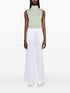wide-leg linen trousers